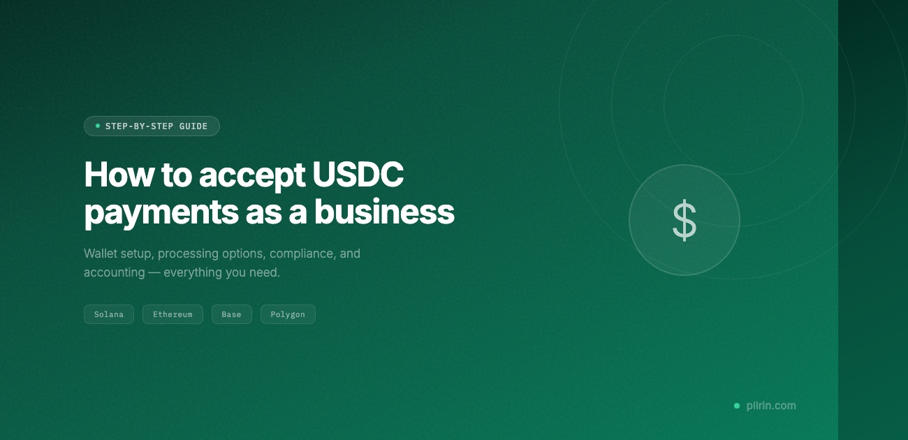 How to Accept USDC Payments as a Business